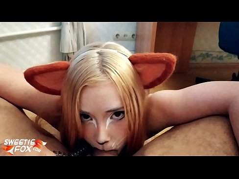 ❤️ Kitsune svelge pikk og cum i munnen ️❌ Analporno hos oss ☑